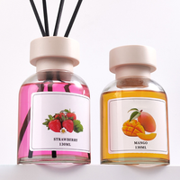 Diffuseur à bâtonnets 130 ml – Offre Spéciale – Parfum d'ambiance de luxe aux huiles essentielles naturelles pour la maison, la chambre et le bureau – Désodorisant