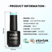 Nouvelles Couleurs de Vernis à Ongles pour Salons – Vente Flash – Gel UV 15ml – Vente en Gros – Marque Privée – Vernis à Ongles en Gel