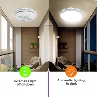 Lámpara de Techo LED Solar para Jardín Exterior, IP65 Impermeable, con Control Remoto para Uso en Interiores del Hogar