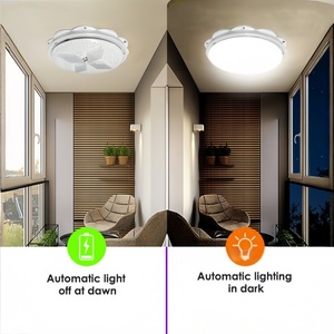Lámpara de Techo LED Solar <span class=keywords><strong>para</strong></span> Jardín <span class=keywords><strong>Exterior</strong></span>, IP65 Impermeable, con Control Remoto <span class=keywords><strong>para</strong></span> Uso en Interiores del Hogar - Product Image 3