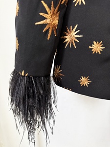 <span class=keywords><strong>Ensemble</strong></span> de veste et pantalon en <span class=keywords><strong>velours</strong></span> brodé OUDINA en stock, <span class=keywords><strong>ensemble</strong></span> deux pièces long avec blazer, costumes pour femmes - Product Image 4
