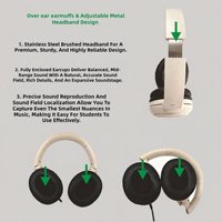 Headphone Studio DJ Lipat Berkabel Over-Ear untuk Pertunjukan Panggung