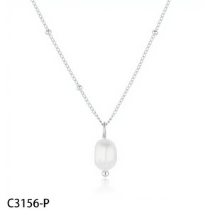 สร้อยคอแฟชั่นมุกธรรมชาติ C3156 สำหรับผู้หญิงเครื่องประดับคุณภาพสูง - Product Image 1