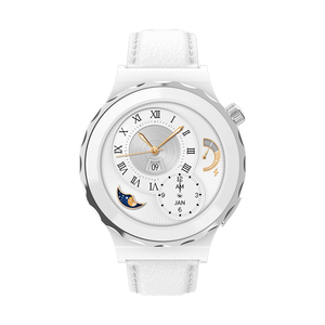 Reloj Inteligente Deportivo DF HW HW3 Mini de 1.32 Pulgadas para Mujer, Pantalla Dorada con Sensor, Esfera Redonda, Dispositivos Inteligentes de Moda - Product Image 4