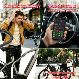 Batería <span class=keywords><strong>de</strong></span> Litio para Bicicleta Eléctrica A149-B 21700 con BMS Inteligente y Rastreo GPS 4G, 48V 30Ah, para Bicicleta Eléctrica <span class=keywords><strong>de</strong></span> Montaña - Product Image 4
