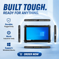 Tableta Industrial OEM con Escáner de Código de Barras, Tableta PC de 10.1 Pulgadas, Resistente IP67, Tableta PC con WIN11, 8GB, 128GB, Mini PC Industrial