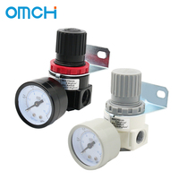 Régulateur de pression pneumatique AR2000 avec filetage BSP 1/4 pouce, vanne de réduction, raccords de connexion 4mm 6mm 8mm 10mm 12mm