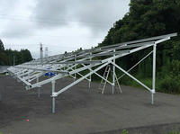 Système de montage solaire photovoltaïque au sol en aluminium galvanisé à chaud pour centrale électrique avec garantie de 25 ans