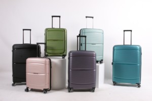 Set <span class=keywords><strong>Valigie</strong></span> Grandi di Lusso Moderne in PP con Ruote Girevoli, Serratura Robusta e Maniglie Telescopiche - <span class=keywords><strong>Kit</strong></span> Bagaglio Rigido - Product Image 2