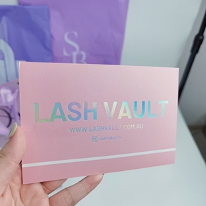 Cartes de remerciement personnalisées avec dorure à chaud - Cartes de vœux en papier multicolores pour petites entreprises et e-commerce - Product Image 3