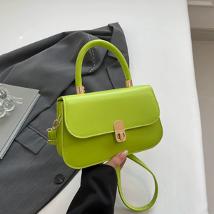 Borsa da sella retrò classica dal Design coreano borsa a tracolla a spalla singola in pelle sintetica con <span class=keywords><strong>borsetta</strong></span> con patta piccole borse - Product Image 5