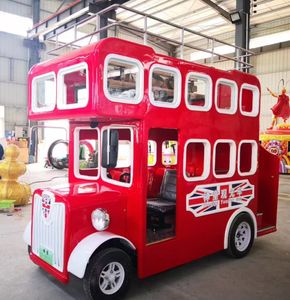 Attraction enfants parc d'attractions en plein air route double pont Londres bus touristique à vendre - Product Image 1