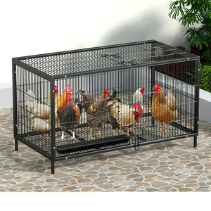 Jaula para pollos, jaula de cría doméstica, jaula de transporte, jaula grande para gallinas, jaula tubular para gallinas ponedoras, jaula para gansos, jaula para patos D - Product Image 5