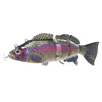 Nouvelle arrivée 140mm 54g 4 sections ABS Kit de leurre de pêche à Charge électrique pour eau salée rivière lac ruisseau océan bateau pêche