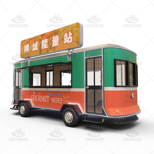 Nuevo remolque de venta móvil de alimentos remolque de comida rápida con equipo de catering calle al aire libre <span class=keywords><strong>tacos</strong></span> móviles personalizados - Product Image 4