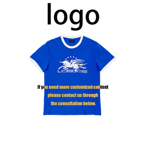 <span class=keywords><strong>เสื้อ</strong></span><span class=keywords><strong>ยืด</strong></span>ผู้ชายทรงสลิม สีสันตัดกัน แต่งลายกราฟิกวิบวับ โลโก้เรียบง่าย คุณภาพสูง ขายส่ง สำหรับผู้ชาย แบบสั่งทำ - Product Image 2