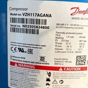Compresor Scroll Danfoss VZH117AGBNA para Refrigeración de Uso Industrial - Product Image 2