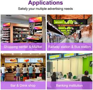 Custom <strong>Size</strong> Small Shelf Advertising Screen for Shopping Mall ultra Wide bar Type Stretched LCD <strong>Display</strong> - Product Image 4