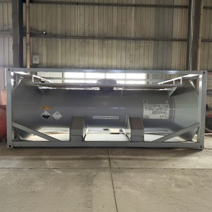 Contenedor de Transporte de Productos Químicos Inflamables Industriales de 20 Pies/40 Pies, Tanque ISO de Acero Inoxidable con Revestimiento de Plástico para Carga Líquida a Granel - Product Image 5
