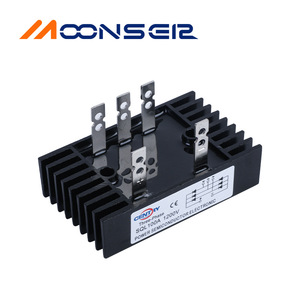 Moonseir ตัวเรียงกระแสแบบบริดจ์เฟสเดียว100A SQL100A ไฟฟ้า1200V ชิ้นส่วนอิเล็กทรอนิกส์เซมิคอนดักเตอร์ - Product Image 5