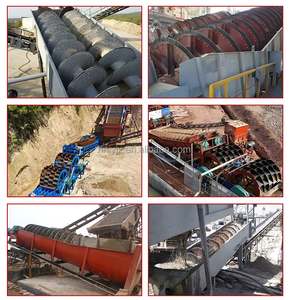 Spiral sands cheibe mit hohem Reinigungs grad für Fluss sand Silica Sand Pebble Stone Kalkstein Granit Waschmaschine Preis - Product Image 6