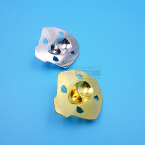 Étiquette de sac en métal 3D tête de lion 40 mm, en alliage de zinc électroplaqué, accessoires de couture pour sacs - Product Image 4