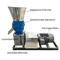 Machine de fabrication de granulés d'aliments pour volailles (poulets de chair, poules pondeuses) – Prix ajustable, production variable, usage agricole, équipement de traitement durable