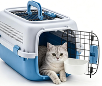 Sac de transport pour animaux de compagnie de luxe écologique en tissu Oxford souple, grande capacité, boîte de transport durable pour chiens et chats
