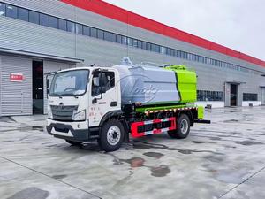 รถดูดสิ่งปฏิกูล FOTON 4x2 ขนาด 10-12 ลูกบาศก์เมตร, ระยะฐานล้อ 3950 มม., เครื่องยนต์ Yuchai 180 แรงม้า, วัสดุปั๊มและถังแบบกำหนดเอง, ส่งออกจากโรงงานโดยตรง - Product Image 3