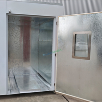 Four de séchage à revêtement en poudre contrôlé par PLC à haute température avec une puissance de 40 kW pour le traitement de surface des substrats en acier
