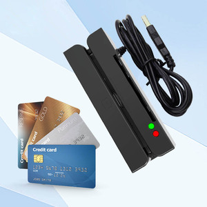 Effon MSR100-<strong>IC</strong> Single Slot Built-in USB Card <strong>Reader</strong> Read Magnetic Stripe <strong>IC</strong> <strong>Chip</strong> Card SD/TF Memory Card Compact Plastic Housing - Product Image 5