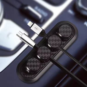Organizador de Cables para Automóvil con Base, Soporte para Cables, Enrollador de Cables USB Flexible - Product Image 5