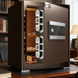 <span class=keywords><strong>Coffre</strong></span>-<span class=keywords><strong>fort</strong></span> électronique avec clavier, serrure à empreintes digitales, doublure en cuir, <span class=keywords><strong>coffre</strong></span>-<span class=keywords><strong>fort</strong></span> pour la maison, la banque, l'école, l'hôtel - Product Image 5