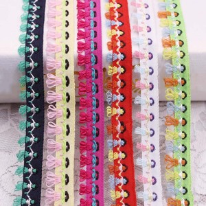 15mm Kleidungs stück Zubehör Muster Stickerei Spitze Band Diy Weihnachts paket Versch önerung Rot Grün Blau Gurtband Nähen Spitzen besatz - Product Image 3