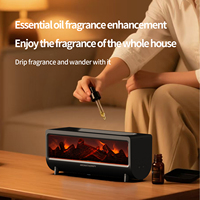 Hxtc88 Machine d'humidificateur de parfum parfum parfum personnalisé flamme de feu coloré Usb Mini feu de camp feu de camp cheminée diffuseur d'arôme