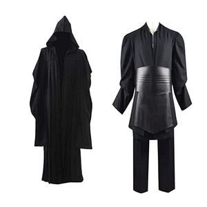 Disfraz de Darth Maul de Star Wars, capa negra, accesorios para la cabeza, disfraz unisex para Halloween - Product Image 2