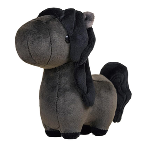 Peluche de Caballo Negro Realista Personalizado, Adorable Peluche de Animal, <span class=keywords><strong>Mini</strong></span> <span class=keywords><strong>Pony</strong></span> de Peluche, Regalo para Todas las Edades - Product Image 1