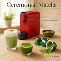Capsules de café expresso glacé au matcha, dosettes de thé vert infusé à froid, compatibles avec les machines à café à portion individuelle