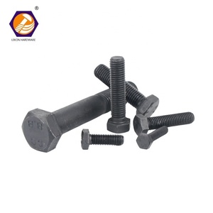 Perno hexagonal de acero negro M9 de tamaño personalizado de alta calidad <span class=keywords><strong>M20</strong></span> M22 M58 M29 sujetador con acabado inoxidable cabeza hexagonal estándar DIN rosca M3 - Product Image 2