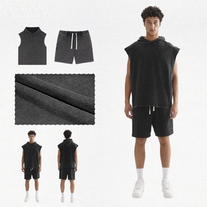 Men' Cotton Singlet Set Hooded Two Piece <strong>Shorts</strong> Set Vintage Washed Sleeveless T Shirt With <strong>Shorts</strong> for Men