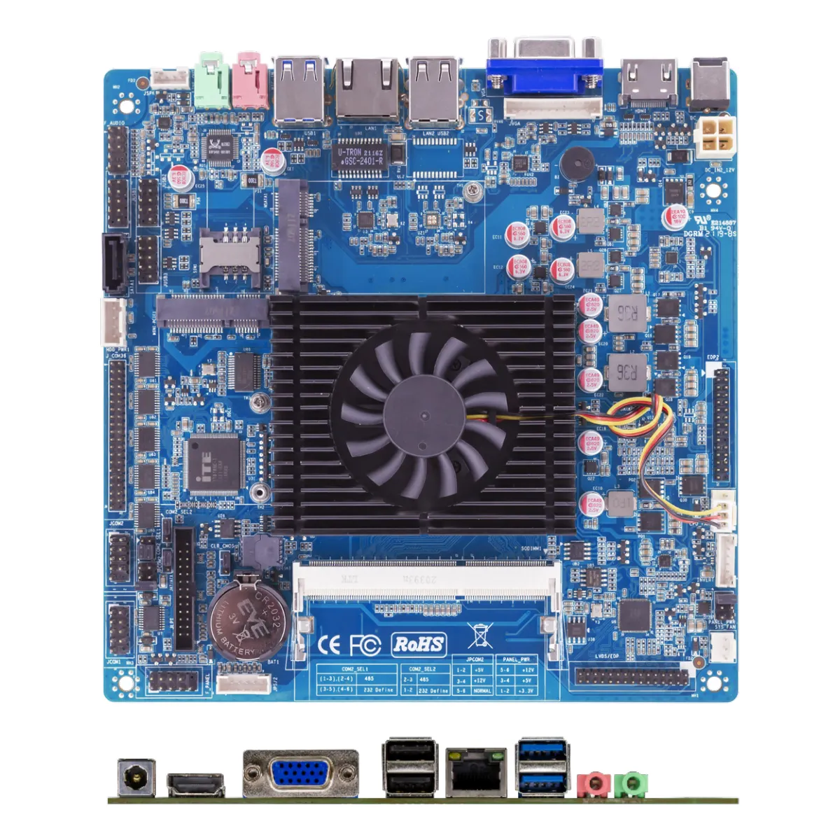 Goedkope Mini-Pc Onderwijs Whiteboard Computer Host Huizen Moeder Board Win10 Intel I3 5005u Dual Core Cpu Moederbord