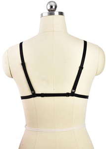 <span class=keywords><strong>Lingerie</strong></span> Sexy en dentelle pour femmes, ajourée, en Polyester noir, Sexy, pour filles - Product Image 4