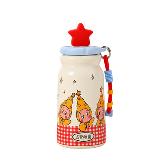 Linda Botella de Agua Aislada en Forma de Estrella de 500 ml, Acero Inoxidable 316, Aislamiento al Vacío, con Asa, Vaso Térmico para Deportes al Aire Libre - Product Image 5