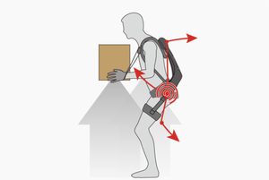 BES-HV Slimme commerciële industriële & persoonlijke assistent taille-exoskeletrobot gemaakt van ruimtevaartaluminiumlegeringen en koolstofvezel - Product Image 3