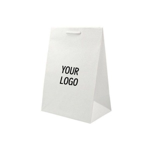 Bolsa de Papel Kraft Blanca Personalizada con Logotipo, Bolsa de Papel Portátil de Marca - Product Image 4