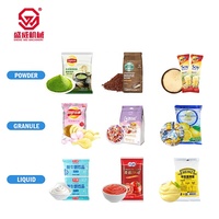 Machine d'emballage de poudre VFFS à collier pour farine de maïs, remplisseuse à vis sans fin, 100g 500g 1kg, système de remplissage et de scellage de sacs de blé