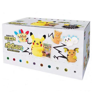 ของเล่นตุ๊กตาโปเกมอนรุ่นใหม่ล่าสุด แบบถูแก้ม พร้อมกล่องโชว์การ์ด กล่องของขวัญแบบสุ่ม รวมกล่องบูสเตอร์ 151 ชิ้น - Product Image 1
