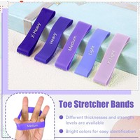 Ensemble d'exercices pour les pieds réglable et robuste, unisexe, vente en gros, OEM, correcteur d'hallux valgus, bandes d'étirement des orteils