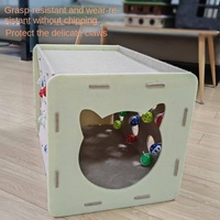 Planche à gratter pour chat, jouet pour chat, résistant à l'usure, résistant aux griffes, rectangulaire, extra large, nid pour chat toutes saisons, feutre