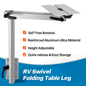 Table de <span class=keywords><strong>camping</strong></span>-<span class=keywords><strong>car</strong></span> en vente chaude, table pour ordinateur portable en alliage d'aluminium amovible et rotative, pieds pour <span class=keywords><strong>camping</strong></span>-<span class=keywords><strong>car</strong></span>, caravane, yacht - Product Image 2